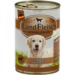 Гипоаллергенные беззглютеновые консервы для собак Landfleisch Dog Hypoallergen Pferd с кониной и пребиотиком, 400 г