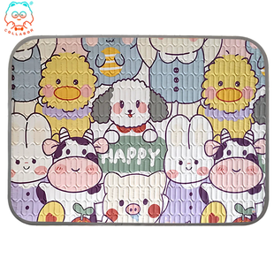 Многоразовая пеленка Pelushka Happy animals, 100х120 см