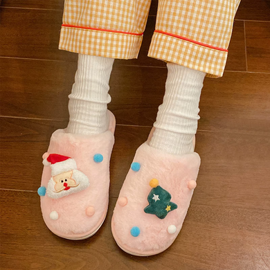 Домашние тапочки All-One Home Santa, pink, 36/37, 23,5 см