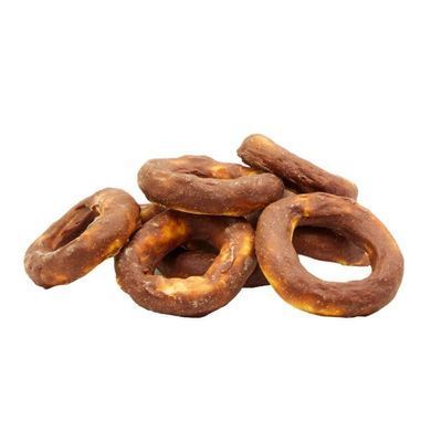 Ласощі для собак UniQ PETS Бублики з баранини 10см 500 г, 500 г