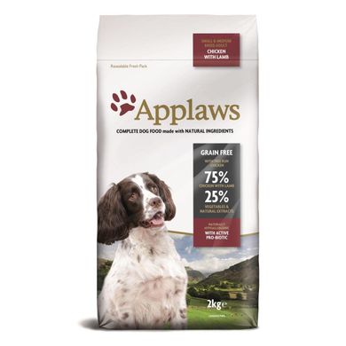 Applaws Small&Medium Breed Adult Chicken with Lamb, 2 кг