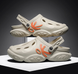 Мужские сабо Khaki & orange OK, 43, 25,5 см