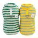 Флисовый свитер Derby Green Stripe для собак, кошек, щенков, 40 см, 52 см, 35 см, 2XL