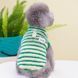 Флисовый свитер Derby Green Stripe для собак, кошек, щенков, 40 см, 52 см, 35 см, 2XL
