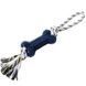 Интерактивная игрушка для дрессировки собак Derby Tug Ball Toy с косточкой, Темно-синий