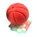 Великий баскетбольний м'яч зі звуком Bonny TPR Pet Teething Dog Chew Toy, Червоний, Large