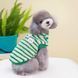Флисовый свитер Derby Green Stripe для собак, кошек, щенков, 40 см, 52 см, 35 см, 2XL