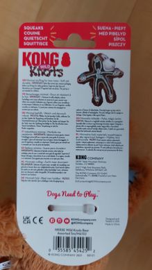 Мягкая игрушка для собак KONG Wild Knots Bear, Small/Medium