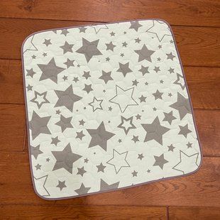 Многоразовая пеленка Pelushka Mint Stars, 60х60 см