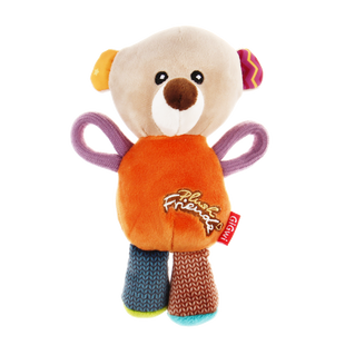 Игрушка для Собак Gigwi Plush Friendz Мишка c Пищалкой 16х8х8 см