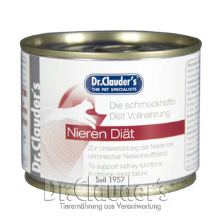 Лікувальний вологий корм для котів Dr.Clauder`s Nieren Diet для підтримки функції нирок, 200 г