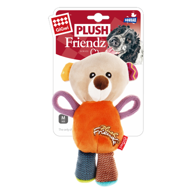 Игрушка для Собак Gigwi Plush Friendz Мишка c Пищалкой 16х8х8 см
