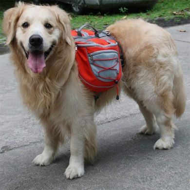 Сумка-переноска для собак с передней частью для бега Lovoyager Dog Bagpack, Красный, Medium