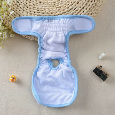 Многоразовый подгузник для сук Derby KS001 Blue, XL, 60-70 см