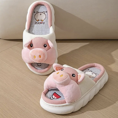 Домашние тапочки All-One Home Pink Piggi, 36/37, 23 см