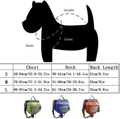 Сумка-переноска для собак с передней частью для бега Lovoyager Dog Bagpack, Красный, Medium