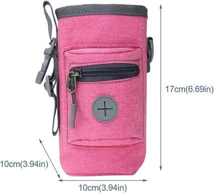 Сумка для вигулу і тренувань собак Pilarmuture Dog Training Treat Pouch Rose Red