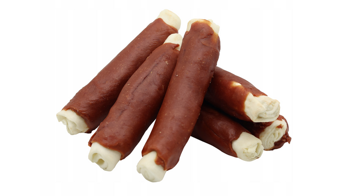 Лакомство для собак UniQ PETS Мясо кролика на толстых сыромятных палочках 15см 500 г, 500 г