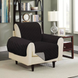 Высококачественный водонепроницаемый чехол на кресло Modern Sofa Cover Black, Черный, S: 53+183 см