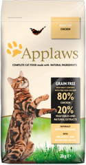 Applaws Chicken беззерновой корм для кошек + пробиотик, 2 кг, Упаковка виробника