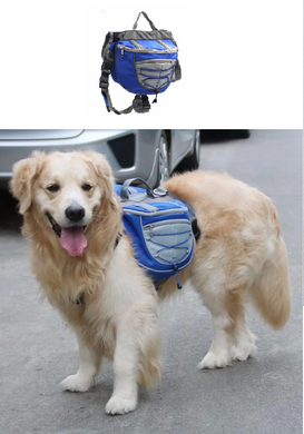 Сумка-переноска для собак с передней частью для бега Lovoyager Dog Bagpack, Синий, Large