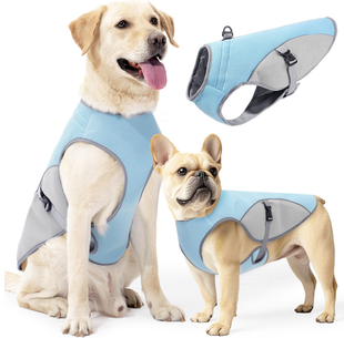 Летний охлаждающий жилет для собак Derby Summer Dog Cooling Harness PA0360-2 Blue, 35 см, 42-50 см, 30-36 см, S