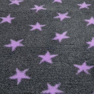 Килимок для собак Vetbed Charcoal & Lilac Stars, 80х100 см