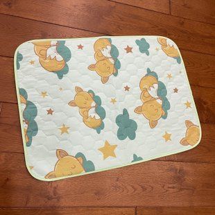 Многоразовая пеленка Pelushka Mint Foxes, 50х70 см
