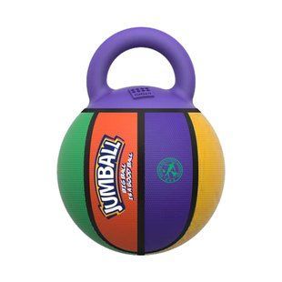 Игрушка для Собак Gigwi Jumball Баскетбольный Мяч c Резиновой Ручкой, Medium/Large