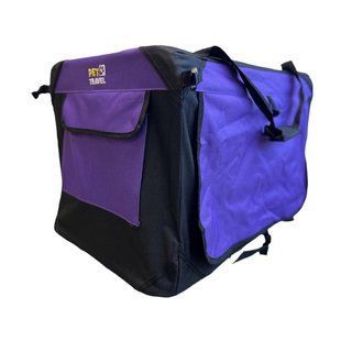 М'яка клітка-переноска для собак Pet Travel II Purple, 4XL