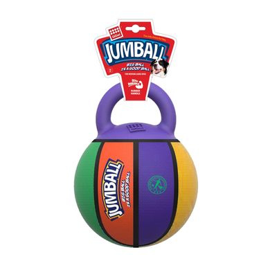 Игрушка для Собак Gigwi Jumball Баскетбольный Мяч c Резиновой Ручкой, Medium/Large