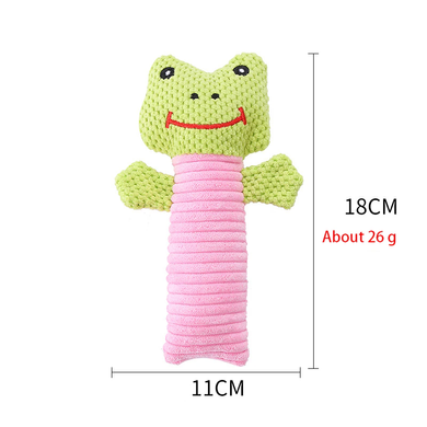 М'яка іграшка для собак Frog, 18 см