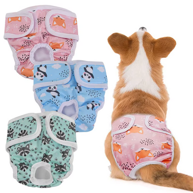 Многоразовый подгузник для сук Derby KS002-02 Pandas, XL, 60-70 см