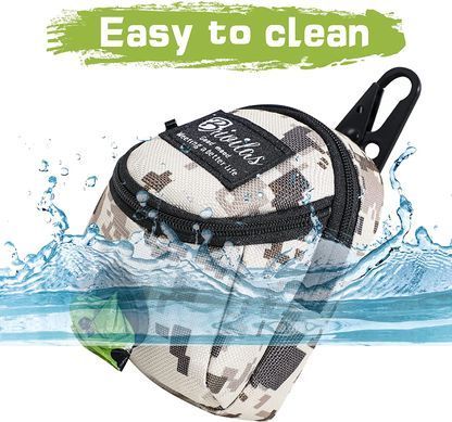 Міні-сумка для прогулянок і пакетів BRIVILAS Dog Poop Bag Holder Brown camouflage