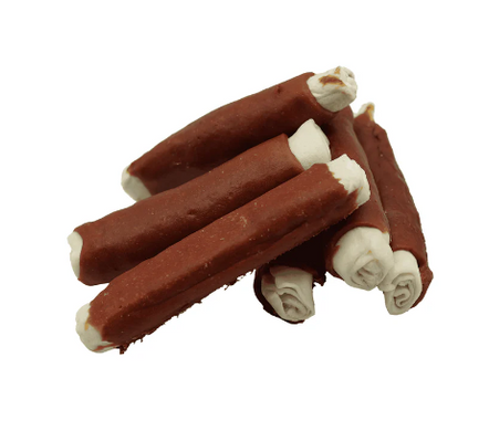 Лакомство для собак UniQ PETS Мясо баранины на толстых сыромятных палочках 15см, 500 г, 500 г