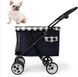 Коляска для маленьких кошек и собак Bestopet (Люпосанчик) BS-RL-09 Black