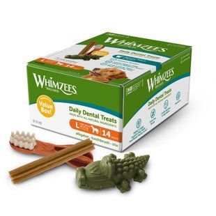 Набір ласощів для зубів собак Whimzees Variety Box, 14 шт., L