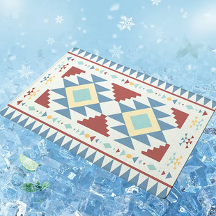 Летняя охлаждающая подстилка Derby Ice Silk Summer Pet Cooling Mat Pattern3, 85х120 см