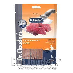 Лакомство для собак Dr.Clauder&lsquo;s Duck Breast Filet с уткой, утка, 80 г
