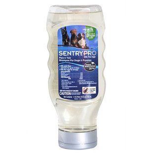 Шампунь Sentry Pro Green Tea & Ginger від бліх і кліщів для собак (імбир), 532 мл