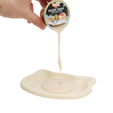 Кремовий вологий корм для котів UNIQ PETS CAT WET FOOD DELIGHT SHAKE з качкою та грушею, 60 г