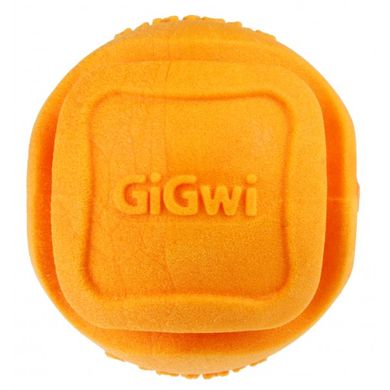Игрушка для собак Gigwi Foamer мяч оранжевый 7 см, Medium