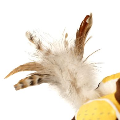 Іграшка для котів Barksi Sound Toy Пташка з Датчиком Торкання та Звуковим Чіпом 17 см, Small