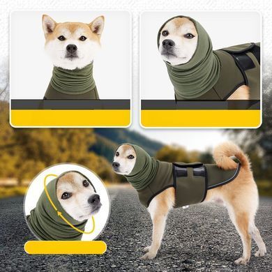 Мягкий жилет для собак WanTalk Security Vest з длинным воротником, 60 см, 78-90 см, 48-54 см, 3XL
