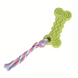 Жевательная игрушка-косточка с канатом для собак Derby Bone Shaped Dog Chew Toy, Зелёный