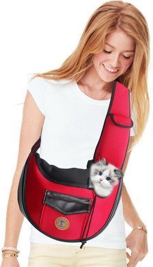 Сумка-переноска для кошек и собак мелких пород Voyager Pet VB18013 Red, Красный