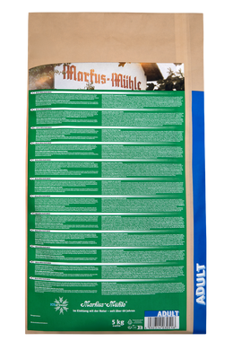 Сухой корм для взрослых собак мелких пород Markus-Muhle Black Angus Adult Mini Pellets с говядиной, 5 кг