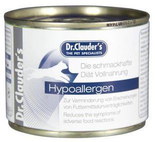 Вологий дієтичний корм для котів Dr.Clauder's Hypoallergen Diet при харчових алергіях, 200 г