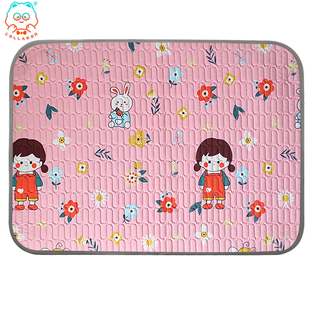 Многоразовая пеленка Pelushka Bunny Meadow, 100х120 см