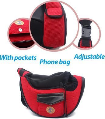 Сумка-переноска для кошек и собак мелких пород Voyager Pet VB18013 Red, Красный